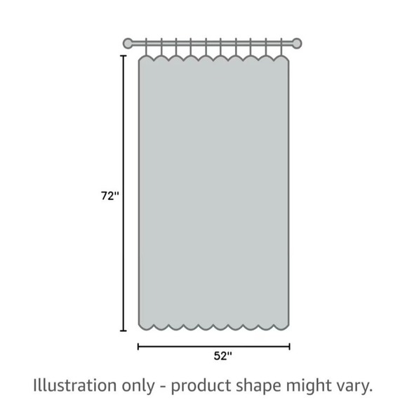 BGment White Linen Curtains 52w x 120" Long Light Filtering 2 Panels tab back‎ - Picture 3 of 6